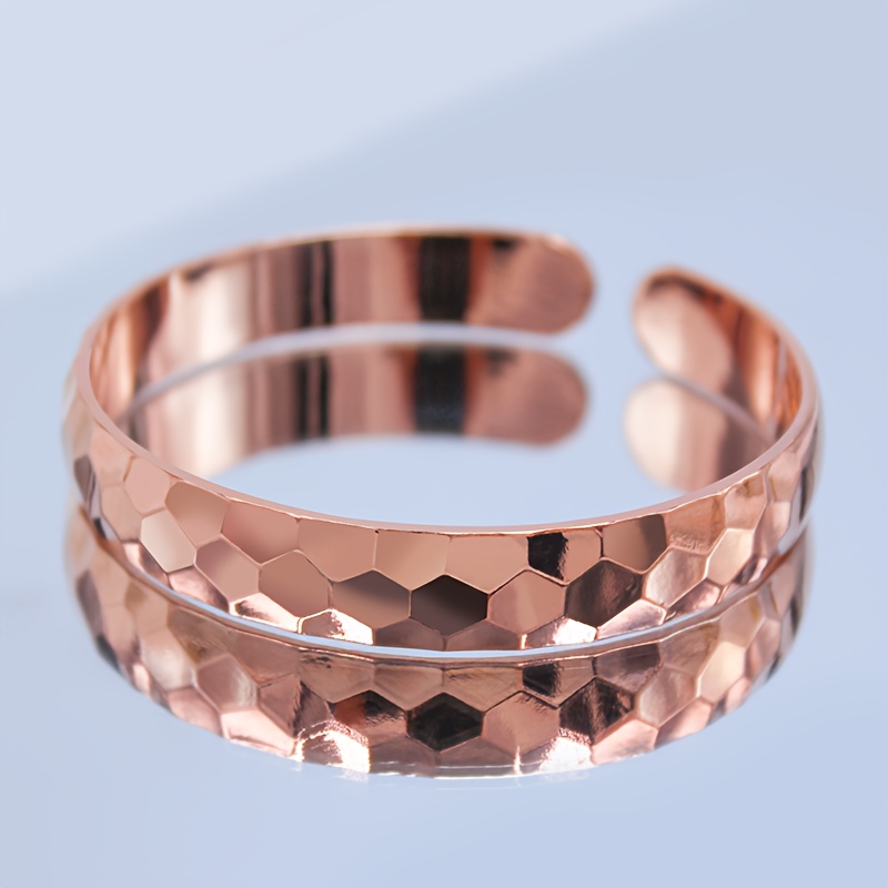 Boho Copper Cuff Bracelet for Casual Wear