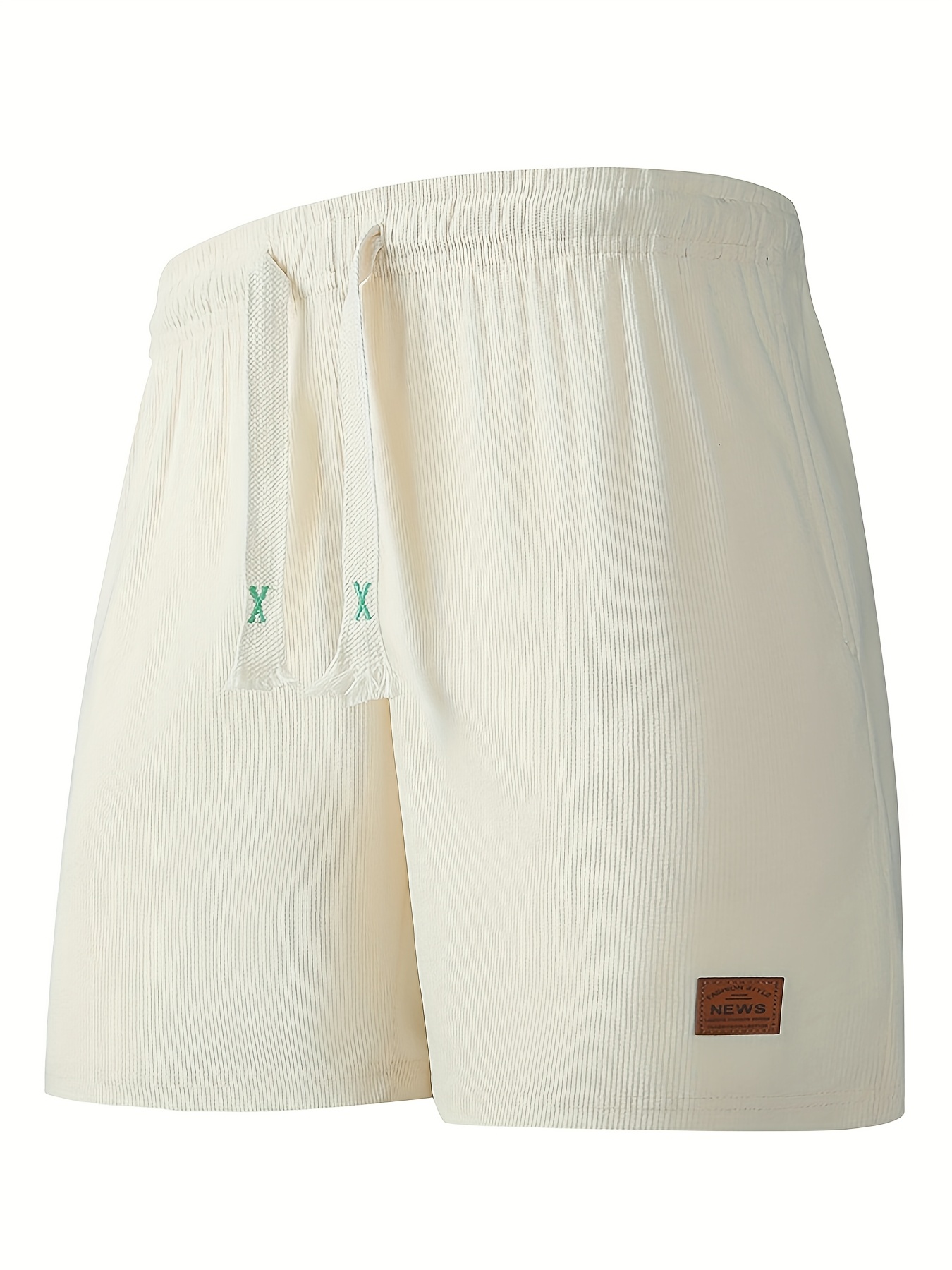 Men'S Stylish High-End Corduroy Shorts - Perfect for Travel and Beach Vacations, Casual Comfort with Pockets, Summer Casual Waist with Drawstring, Ideal for Outdoor Activities, Sports, and Gifts, Travel Essentials|Stylish Shorts|Polyester Fabric
