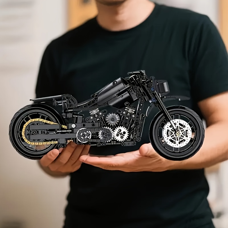 Kit di costruzione per moto BMW R18 Supermoto, 508 mattoncini di