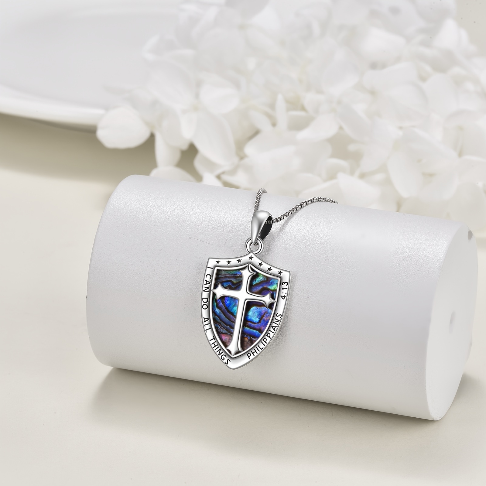 YFN Sterling Silver Cross Necklace