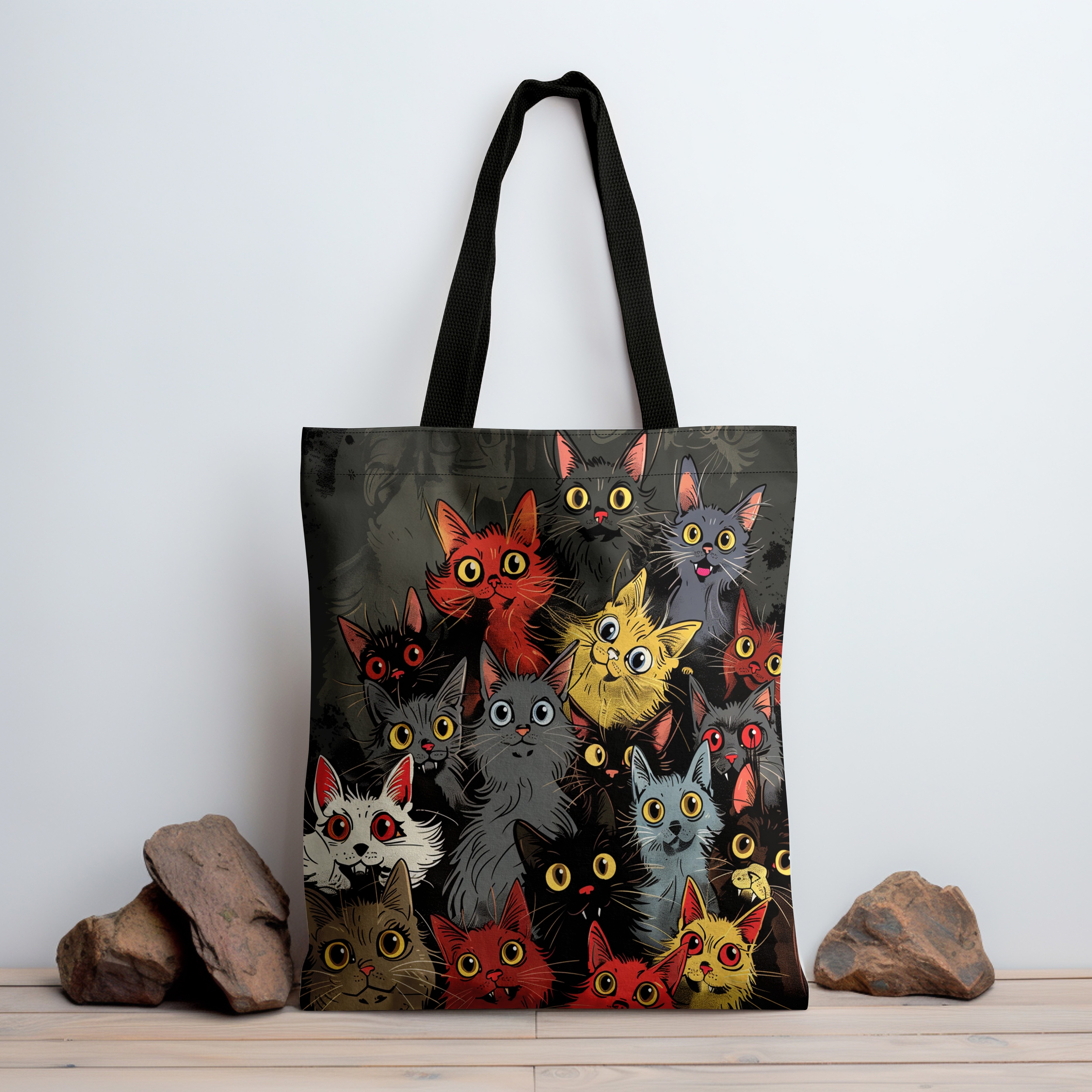 Stylish & Durable Canvas Tote Bag With Colorful - Spacious, Foldable Shoulder Strap For Shopping & Everyday Use, High-quality, Machine Washable