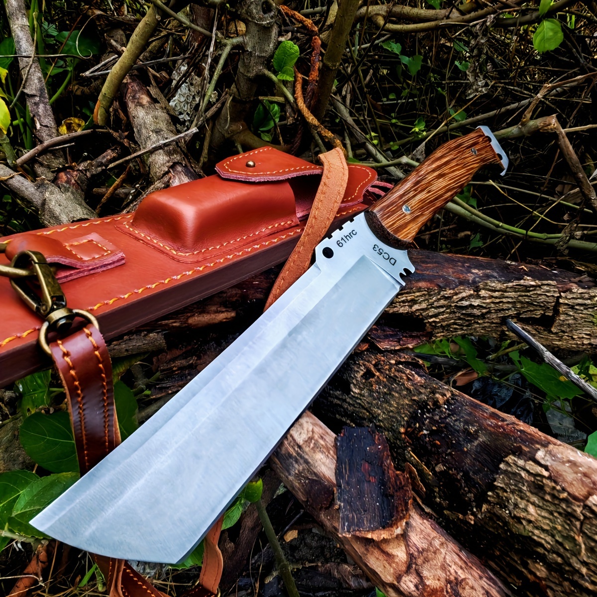 

Kitchen Bone Cutting Knife, Hiking, Mountain Climbing, Land , And Obstacle Removal Knife, Portable For Outdoor Use, Knife, Jungle Survival, Knife, Cutting, Chopping Knife