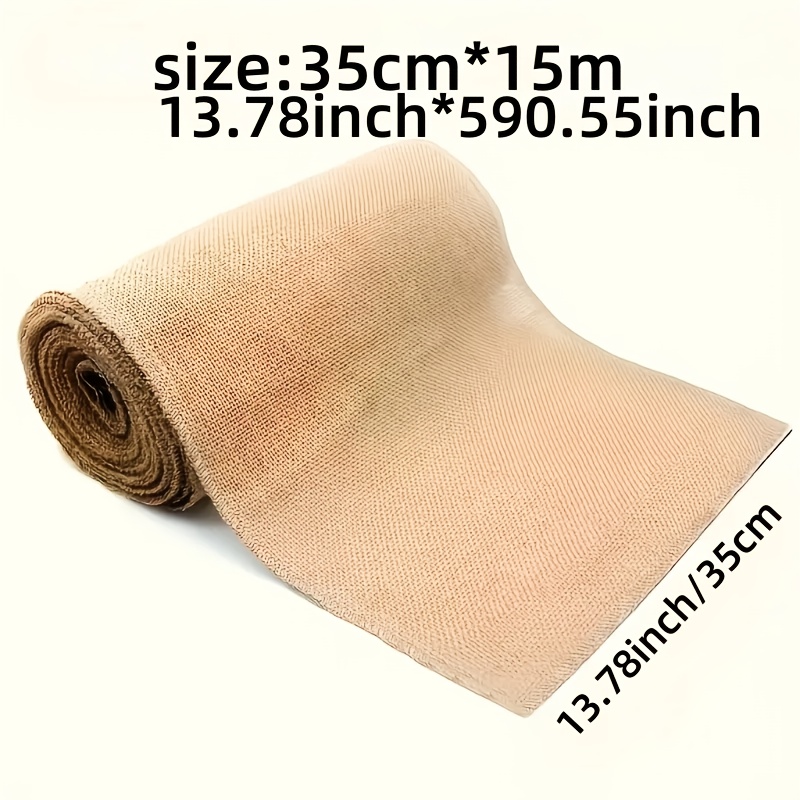   Burlap Roll, 30/35cm Wide, 5m/15m Long - Suitable for DIY Crafts, Christmas Tablecloth and Chair Covers, Wedding Decorations and Rustic Burlap. Premium Material for Home Decor and Party Supplies. Burlap Ribbon Roll,   Wedding and Party Gift Wrapping and Decoration