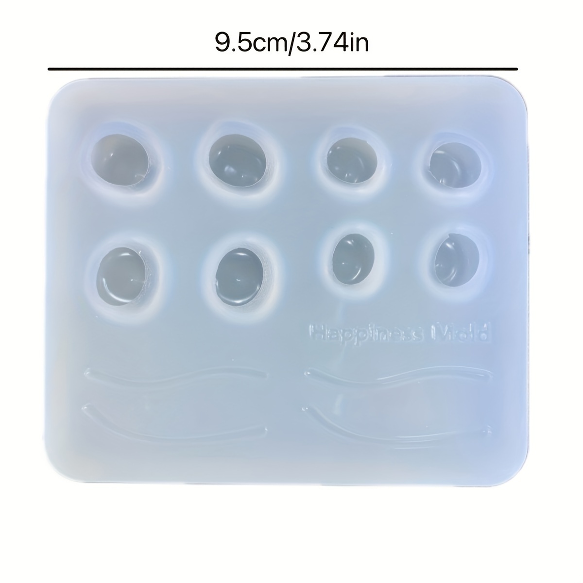 1pc Cherry & Strawberry Pendant Silicone Mold - And Ing Craft Tool, Translucent Rectangular Shape With Detailed For Decoration