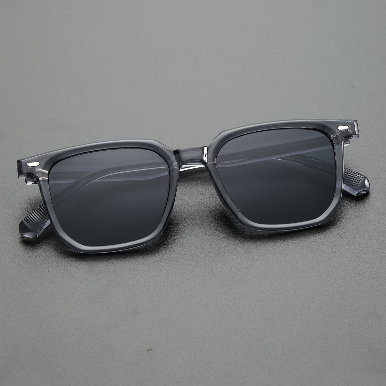1pc Men's Vintage Square Frame Fashion Glasses For Daily Life