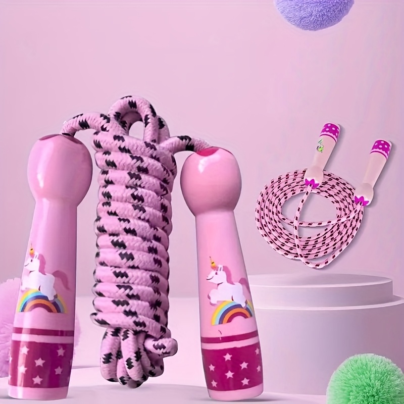 TEMU Unicorn Jump Rope Durable, Handle, Equipped With Anti Slip Rope - Suitable For Everyone' Equipment, Used For Exercise, Fitness And Party,
