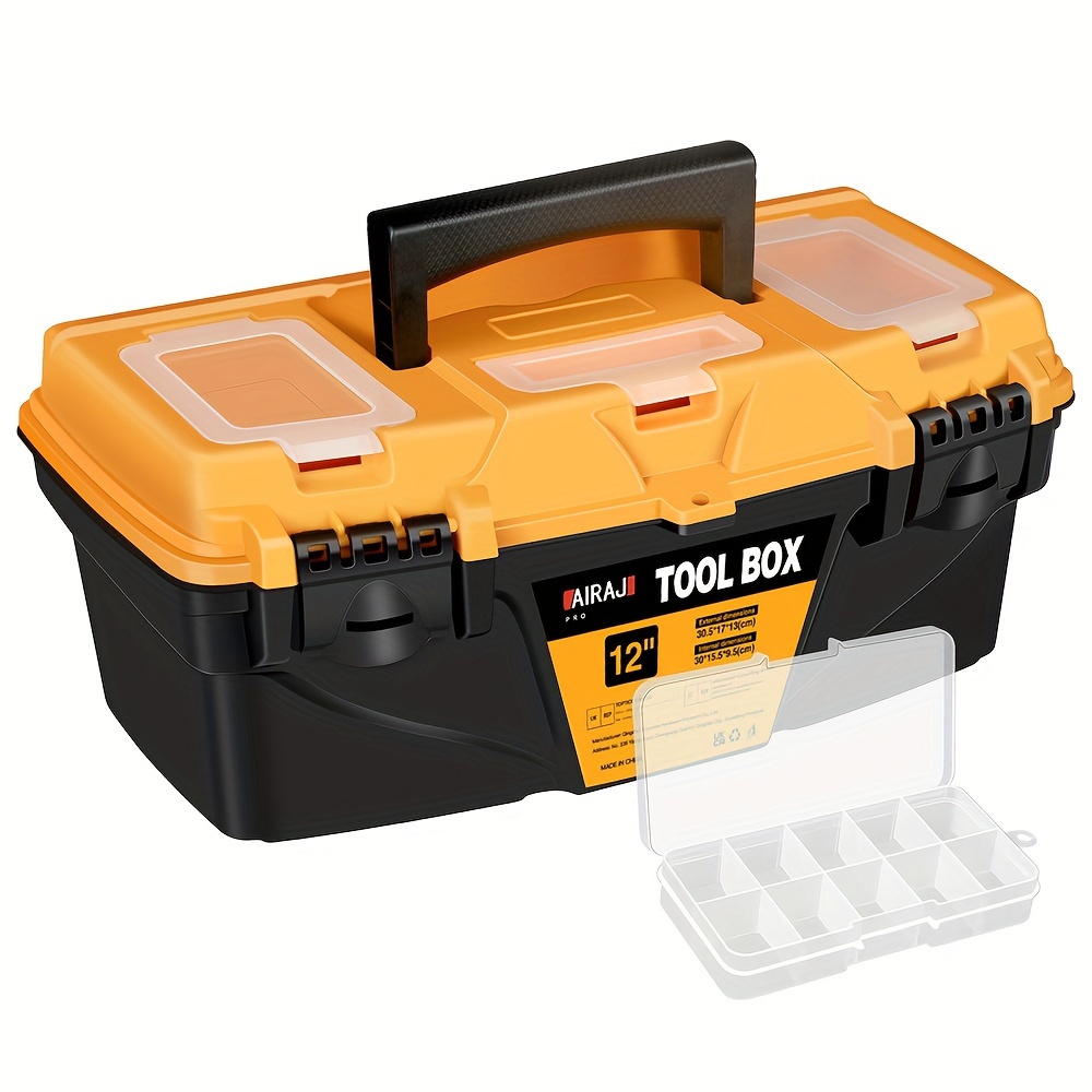 

15 Inch Toolbox Large Capacity Thickening Durable Wear-resistant Multifunctional Hardware Storage Toolbox