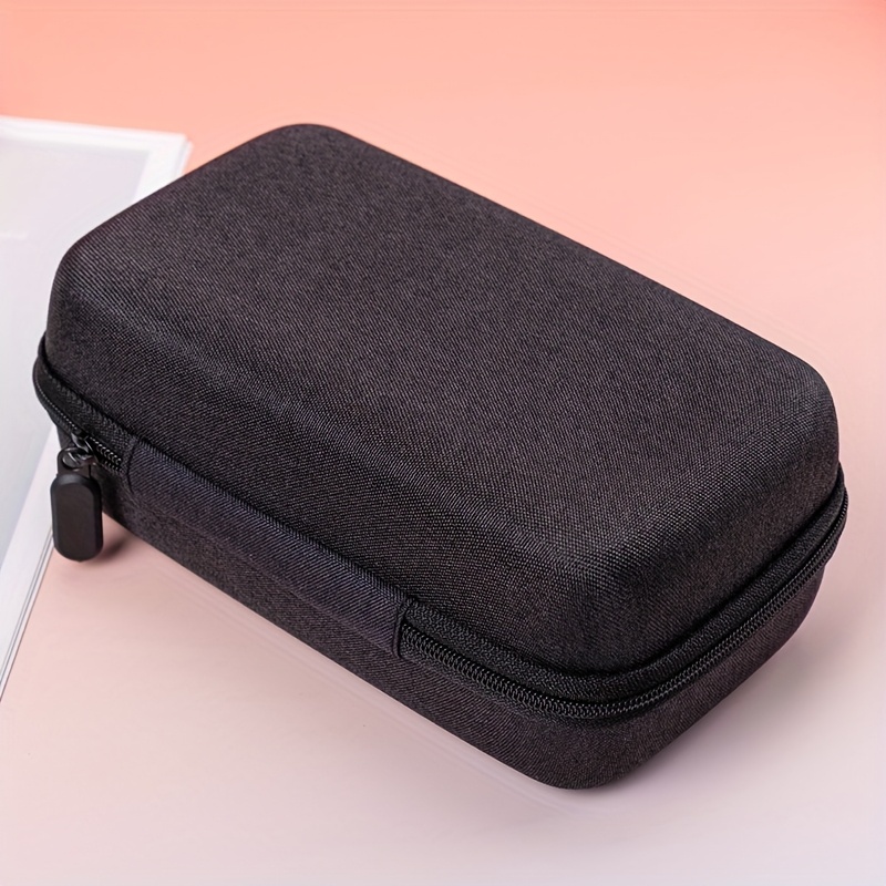 Multifunctional Storage Box, Hard Shell Storage Bag 3.5 Inch Hard , Earphone Data , Loading Box Mobile , Electronic Product Bag | Durable Eva Hard - Compact Storage Bag With Mesh Pocket