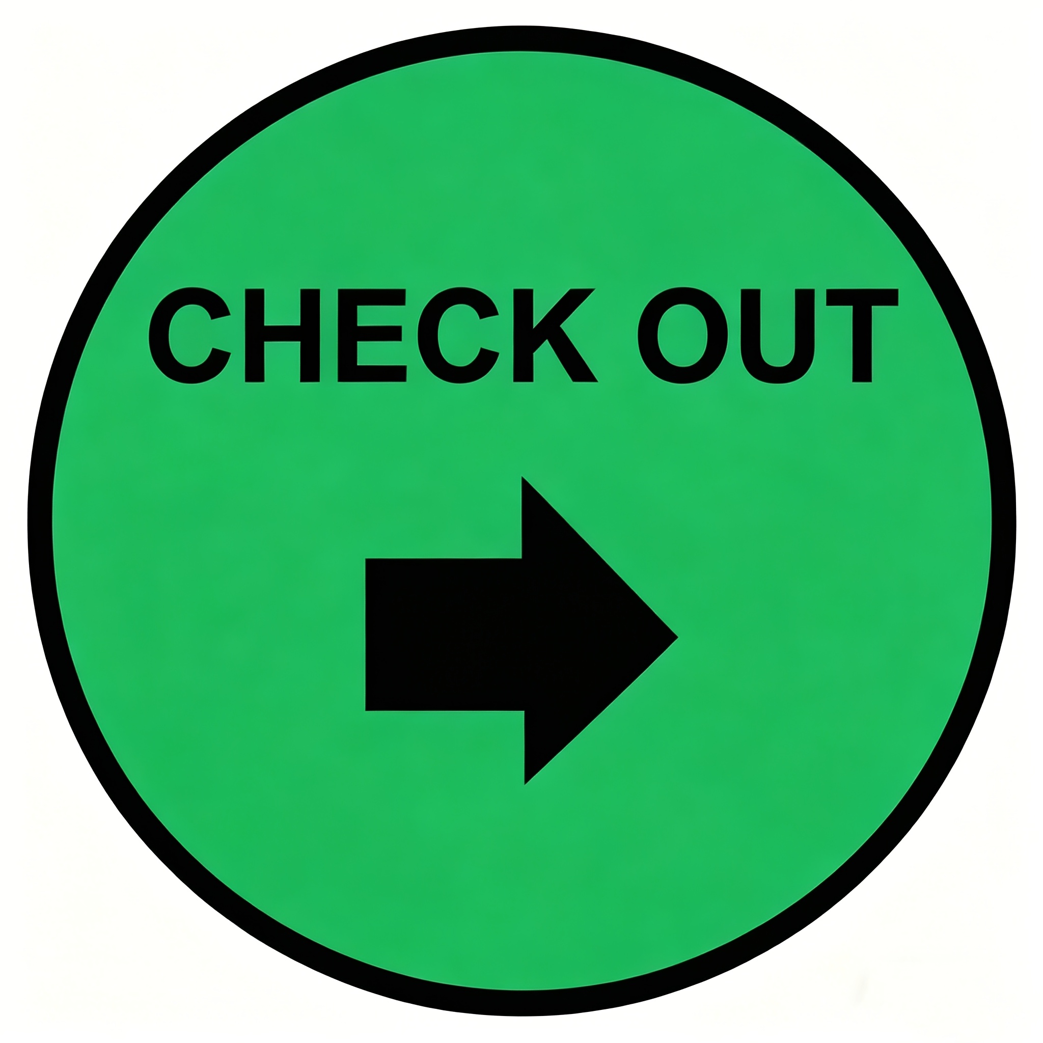 check   arrow sign 8x8 inches sign   uv protected and weather resistant durable ink easy to mount for outdoors