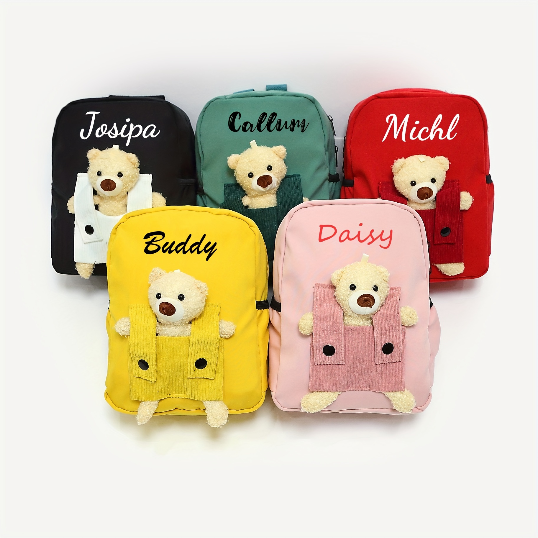 Personalized Plush Bear Backpack