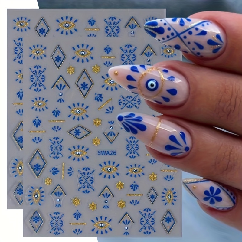 

Art - , -adhesive Decals For Diy & Pedicure, , Irregular