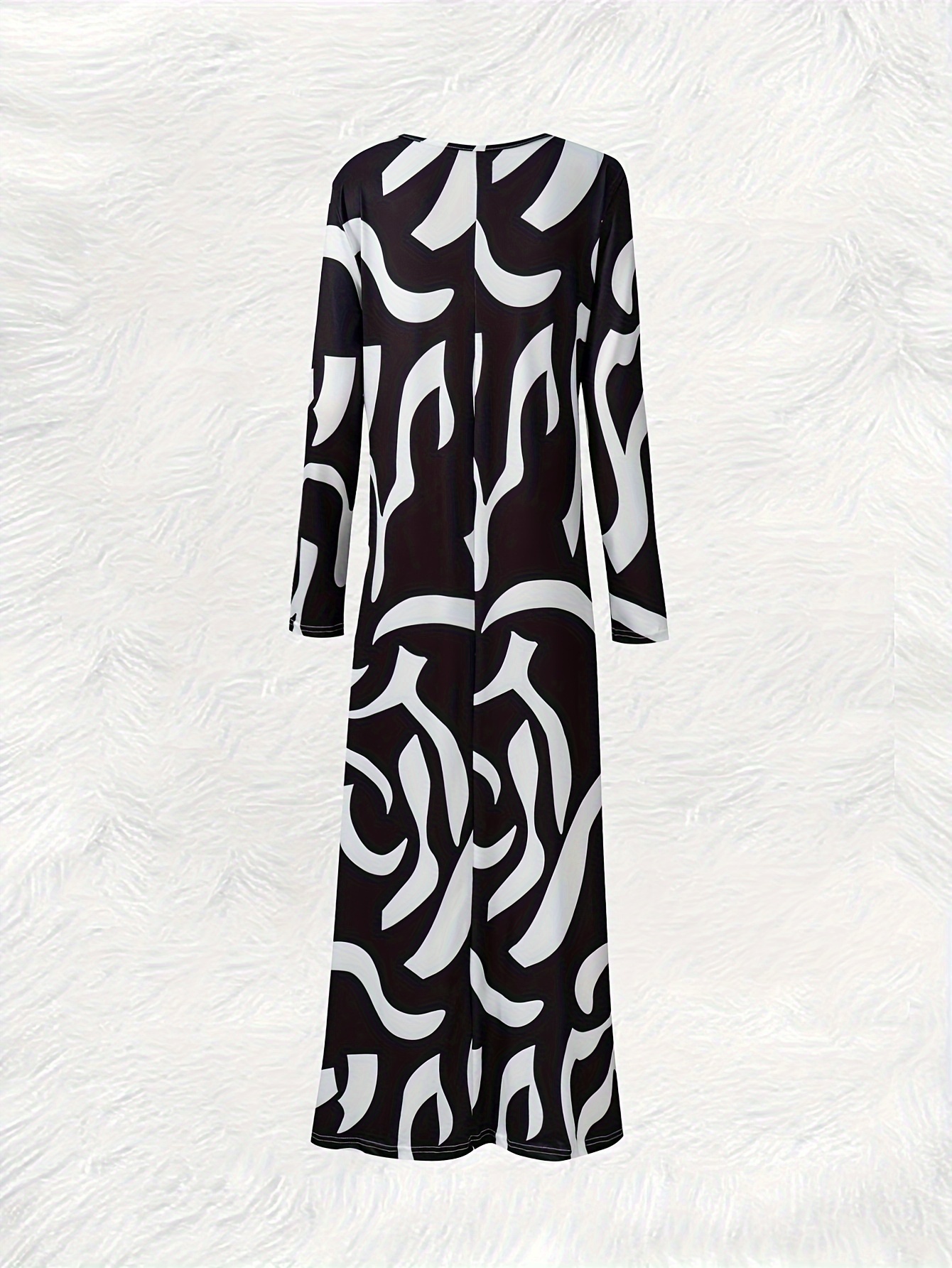 abstract black white swirl pattern printed - Temu
