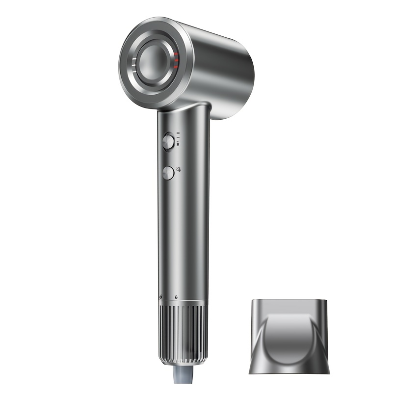 TEMU Hair Dryer High-speedhair Dryer Brushless Motor Negative Blow Dryer For Fast Drying Hair-dryer-with Nozzle