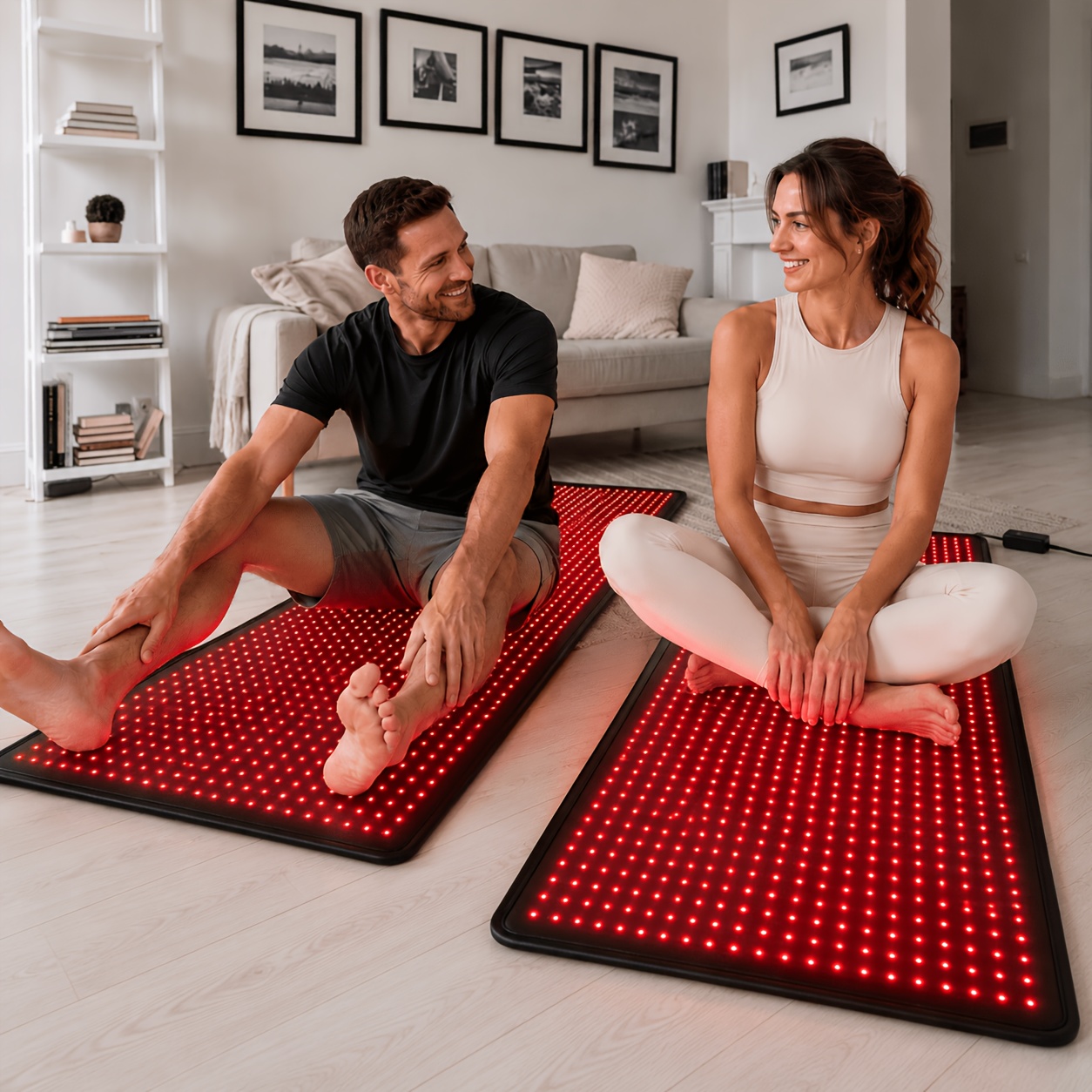 1280pcs leds red light mat 660nm 850nm near light blanket - Temu