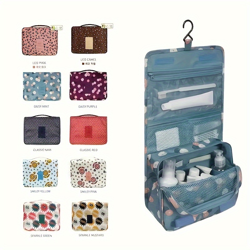 

Sac Organisateur de Grande Crochets - , Étanche, Kit de & Toilettage -Compartiments Hommes et , Pochette de Rangement Cosmétique Portable Fermeture Éclair, à Nettoyer,