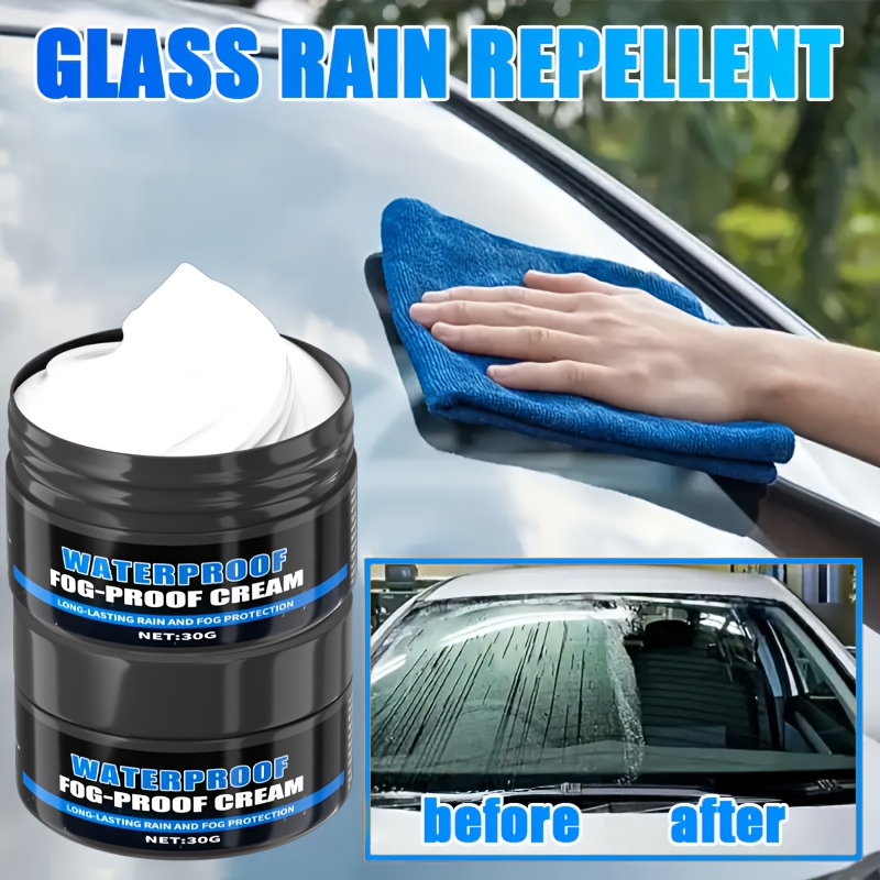 30g nano   repellent suitable for   helmets windscreens and interior glass   rain and fog repellent coating