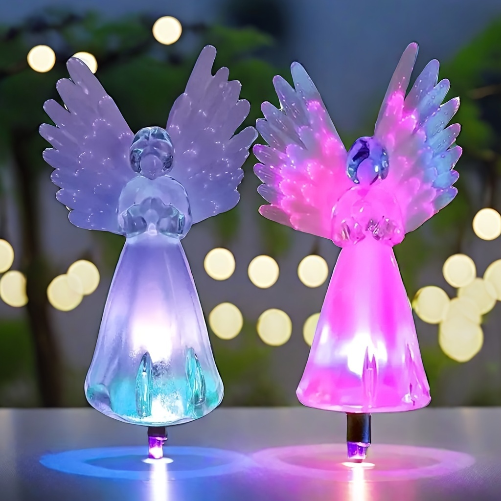 

Buy 1 Get 1 Free, Solar Garden Stake Lights Outdoor Led Solar Lights Decorations For Garden Cemetery Grave, Memorial Gift, Easter, Christmas, Halloween Yard Decor, Sympathy Gifts-waterproof (ip44)