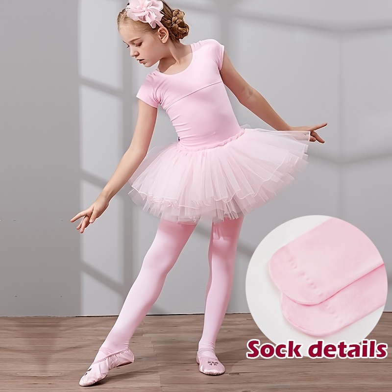 Pink Ballerina Silhouette | Socks