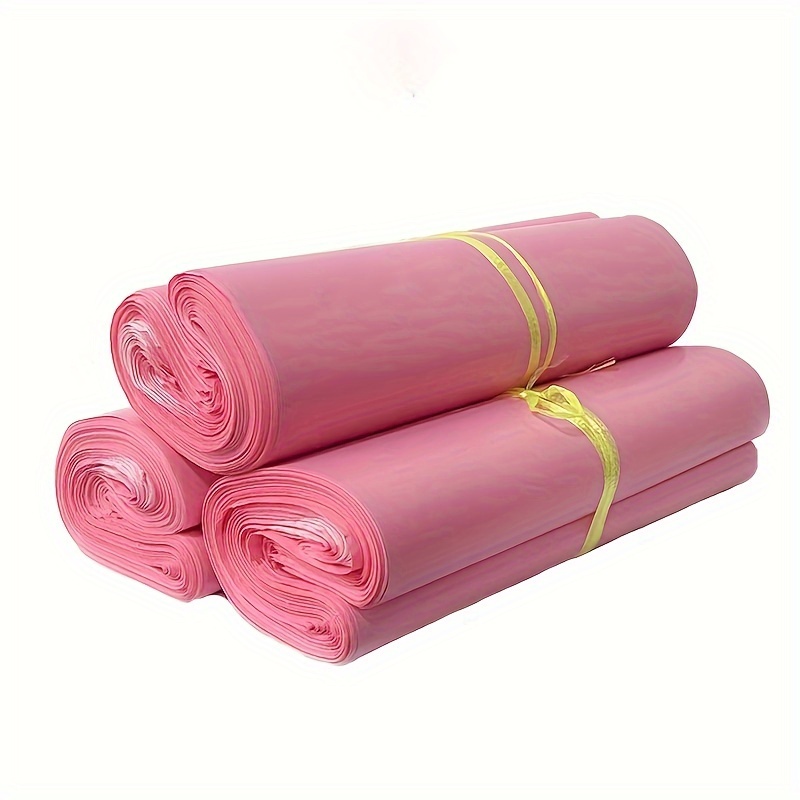 

50pcs Pink Poly Mailers, Durable Pet Envelopes, Waterproof Shipping Bags For Clothing, Express Postal Courier Mailing Satchels