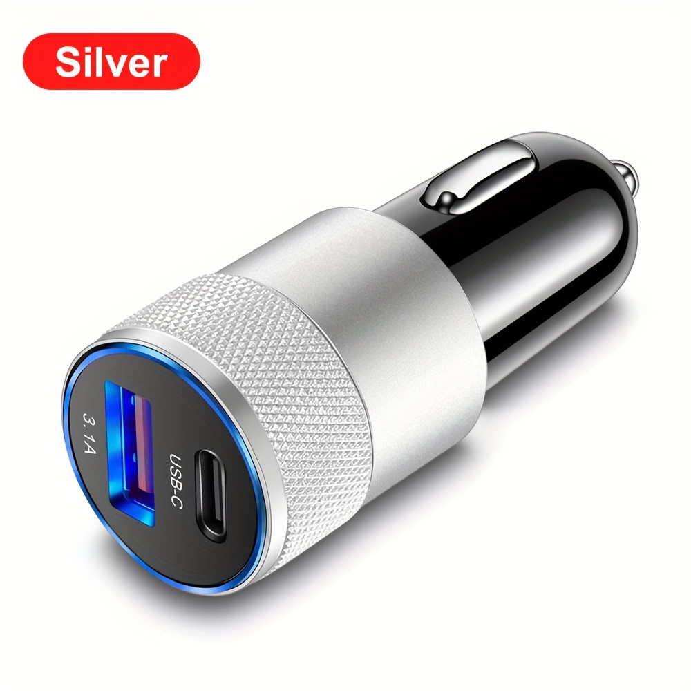 3.1A USB+PD Car Charger Type C Fast Charging Phone Adapter For Xiaomi Huawei PD Phone Charger Adapter