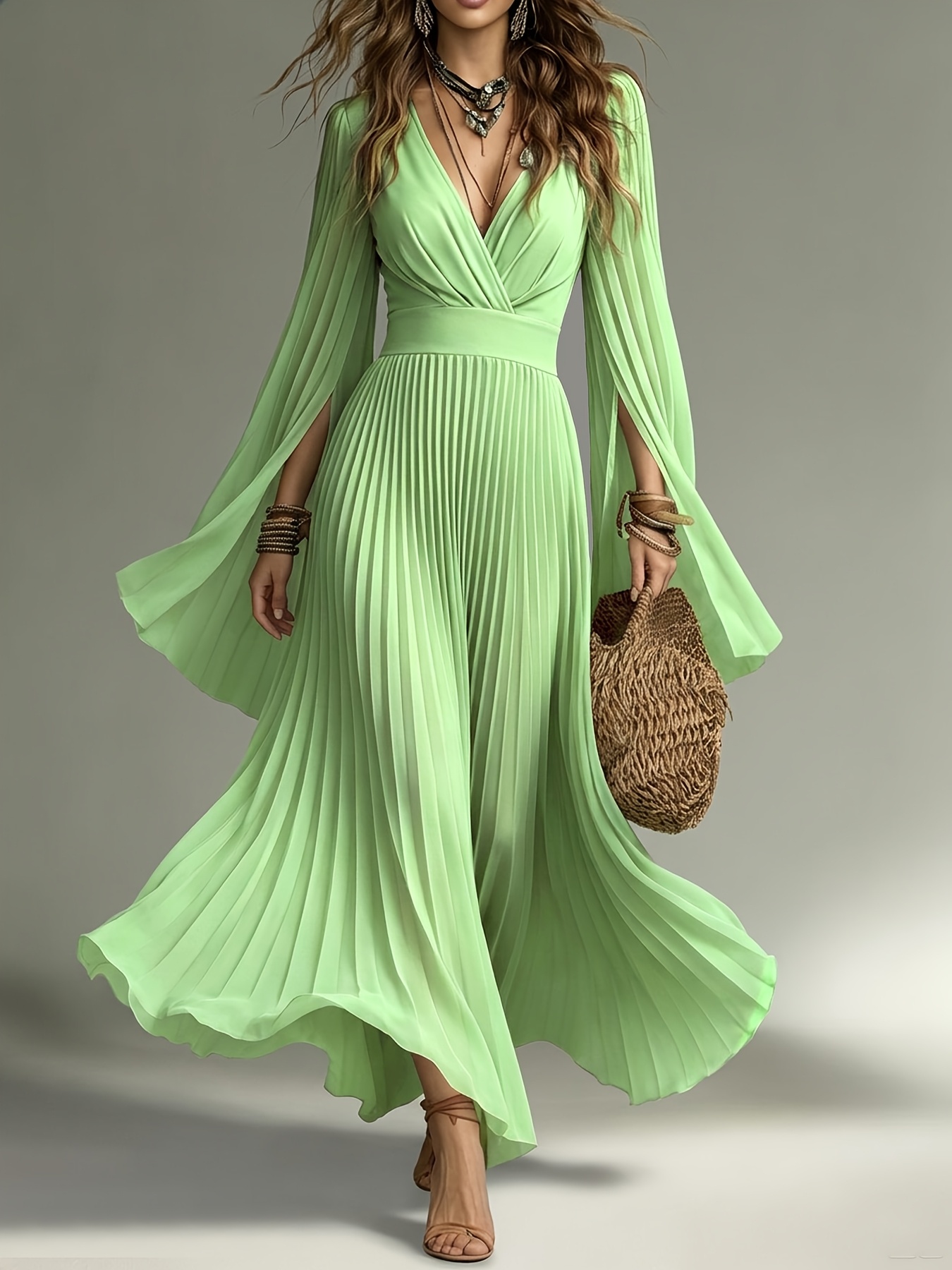 flowy beach dress with sleeves sold on Temu United States Bathroom