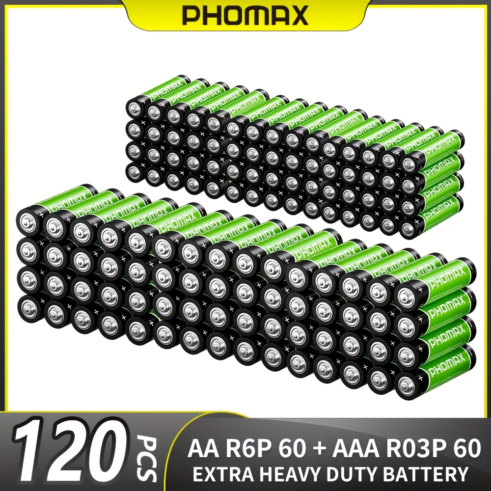   aa20 stück + aaa20 stück hochleistungs-kohlebatterie 1,5v, aa40 stück + aaa40 stück / aa60 stück + aaa60 stück kombinationsset, nicht wiederaufladbare batterie einweg-trockenbatterie, starke leistung,  ,   für  , neonzeichen, taschenrechner, maus, fernbedienung, radio, mp3