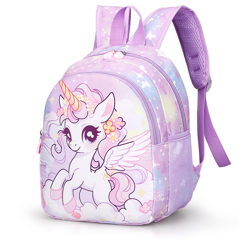 TEMU Cute Schoolbag, Little Girl Cartoon Cute Backpack, Kindergarten Schoolbag, 3-6 Years Old Backpack