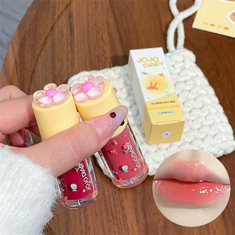 6st jojo diary spegel läppglans - långvarig läppglans med glansig , -torkande formula, låg mättnad bärtoner (rosa, röd, ) - året- fuktgivande läppglans för vardag & evenemang - passar alla ljusa beige inklusive känsliga - makeup essentials, flaskdesign, närande ingredienser, skönhetentusiaster, slät textur, skönhetsälskare - skönhet & personlig vård - Temu