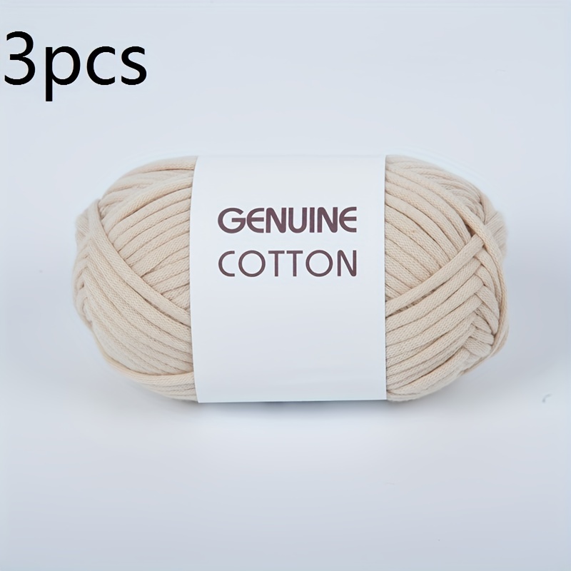 3pcs/pack Thick Bulky Yarn Soft Chunky Crochet & Knitting - 68% Cotton 32% Nylon Blend, Yarn Suitable For Knitting/crocheting, Cozy Winter Wear, Amigurumi, Blankets, Hats, Diy Crafts