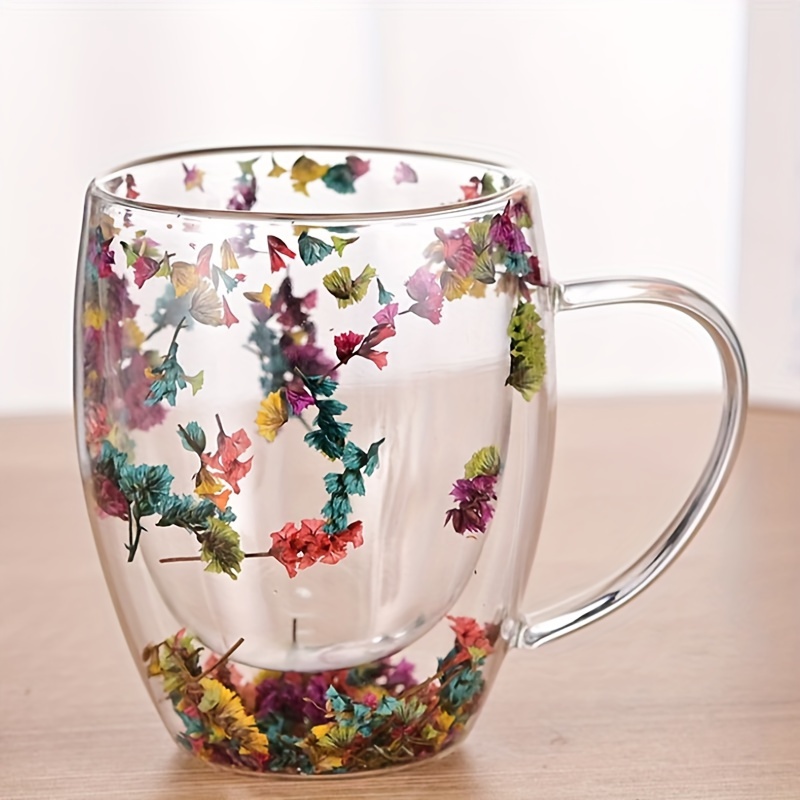 

Double-walled High Borosilicate Glass Coffee Mug With Design - Outdoor