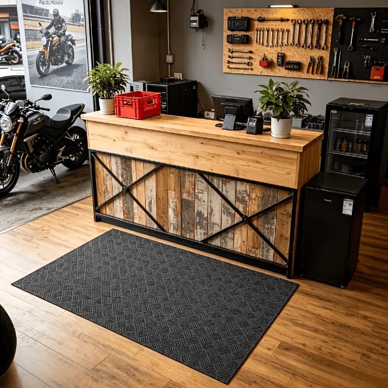 Heavy-Duty Rubber Flooring Roll for Garage and Workshop
