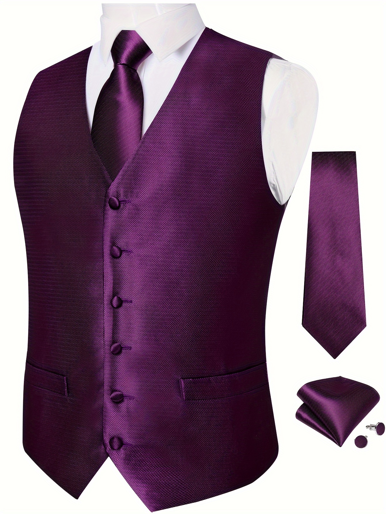   mens vests and tie business formal dresses   vest hanky cufflinks tie for suit green paisley waistcoat