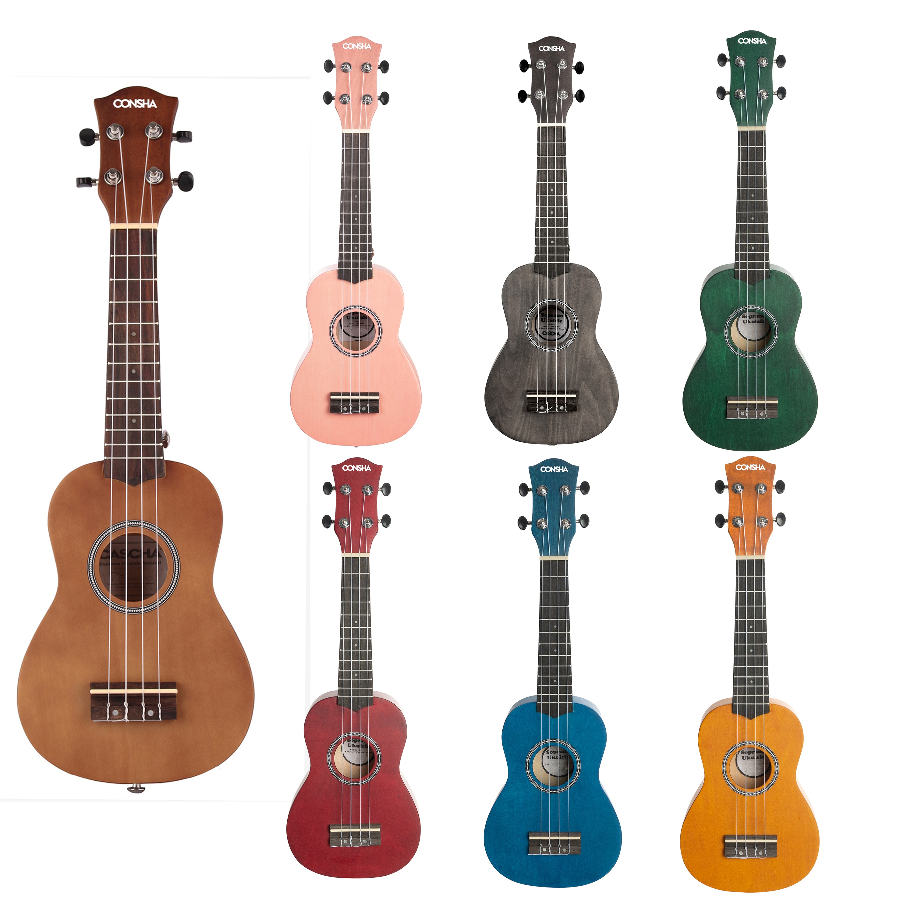 

21-inch Professional Acoustic Ukulele Uke 4 Strings Hawaii Guitar Instrument For Music Beginner Eid Mubarak