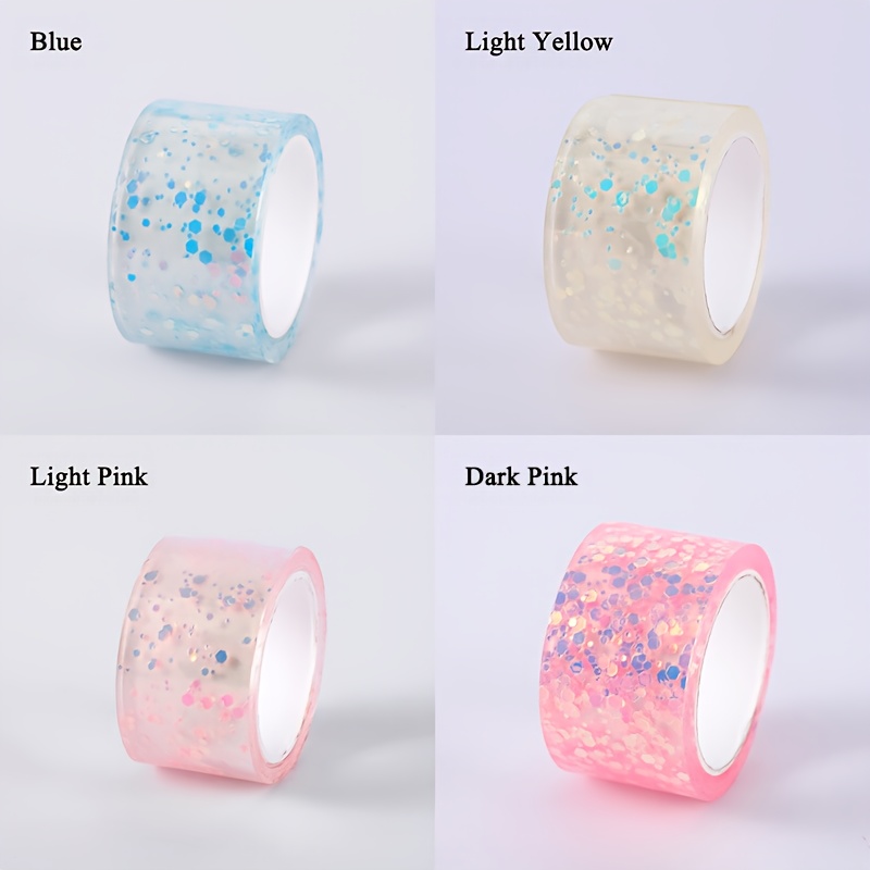 E-shop 4 Rollen leuchtendes Nano-Klebeband, im Dunkeln leuchtendes fluoreszierendes Nano-Klebeband, geeignet für DIY-Bastelarbeiten, im Dunkeln
