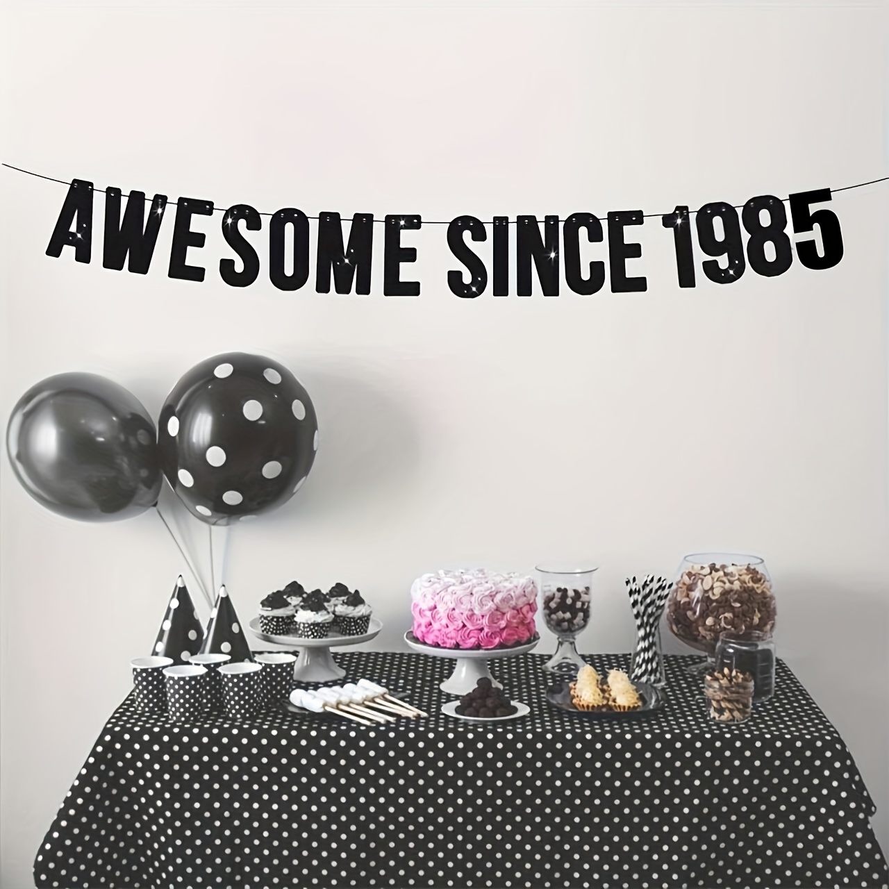 Older Wiser Hotter Folienballons – Geburtstagsbanner Für 30., 40., 50. Geburtstag, Gold, 40 Cm Buchstaben