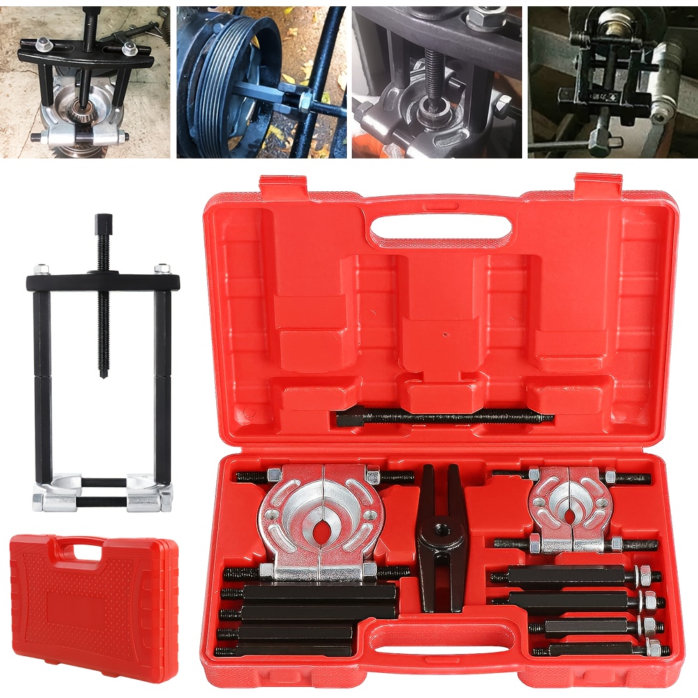 E-shop Multifunktionales Lagerentfernungswerkzeug-Set, Auto-Reparaturwerkzeug-Set mit robustem, tragbarer Aufbewahrungsbox, Schwarz, geeignet für die