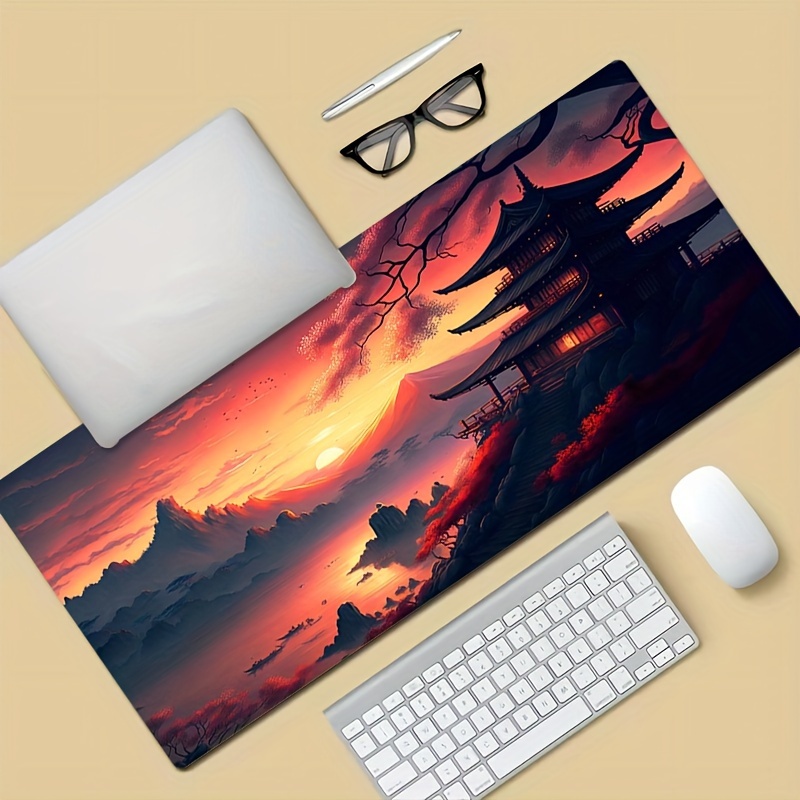 

Sunset Attic Writing Desk Big Game Mouse Pad E-sports Office Keyboard Pad Computer Mouse Non-slip Computer Pad Gift/boyfriend/girlfriend