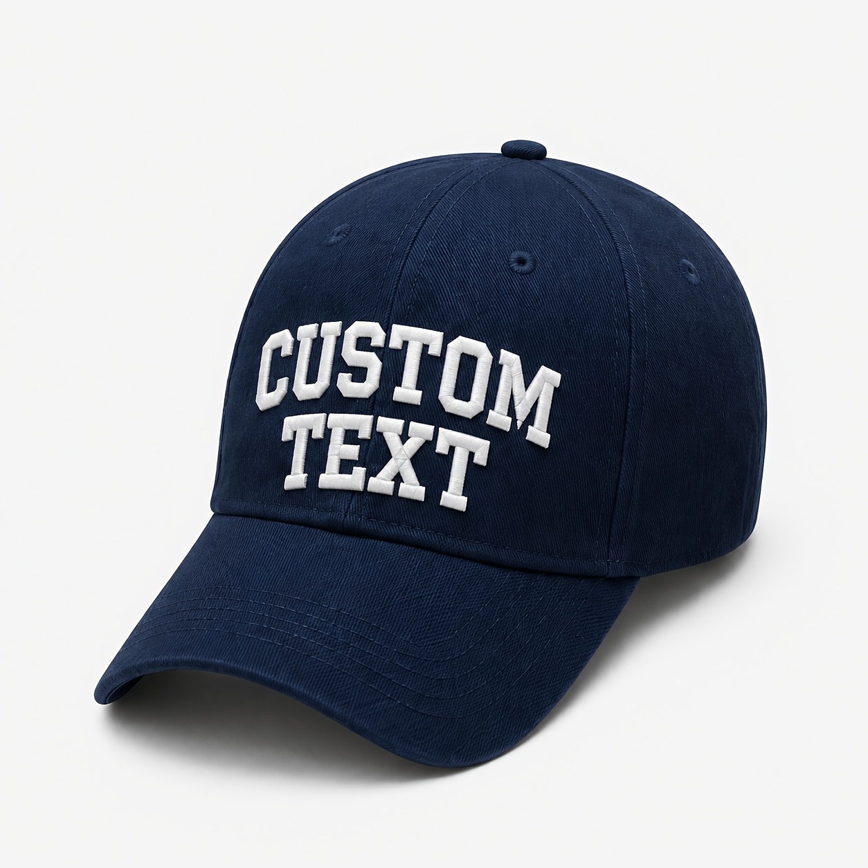 TEMU 1 Custom Embroidered Baseball Cap - Personalized Text Hat - Adjustable Unisex Style - For Sporty Casual Outfits