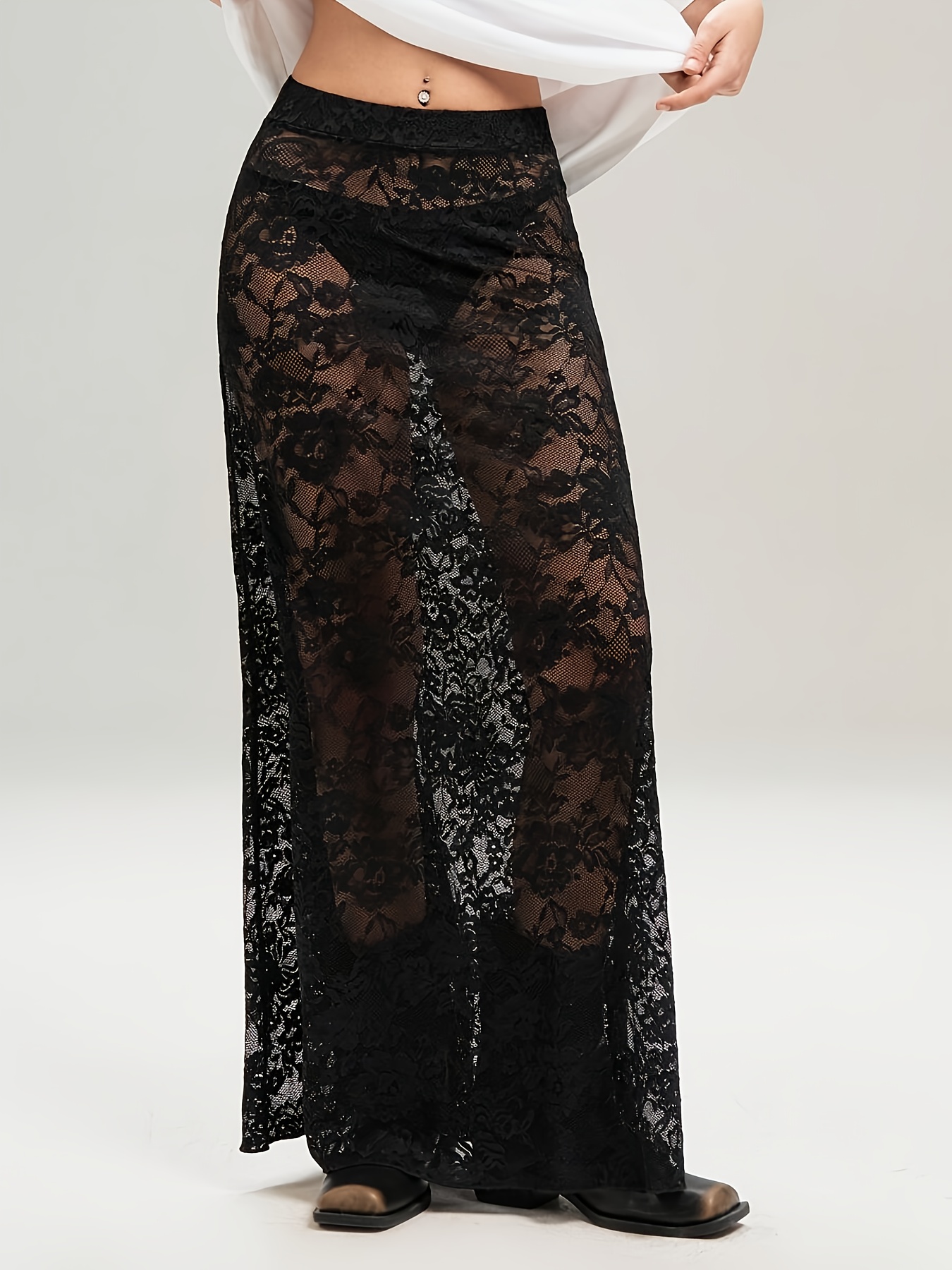 open lace back dress Formal Dress: 61866. Long, Plunging Neckline, Ballgow