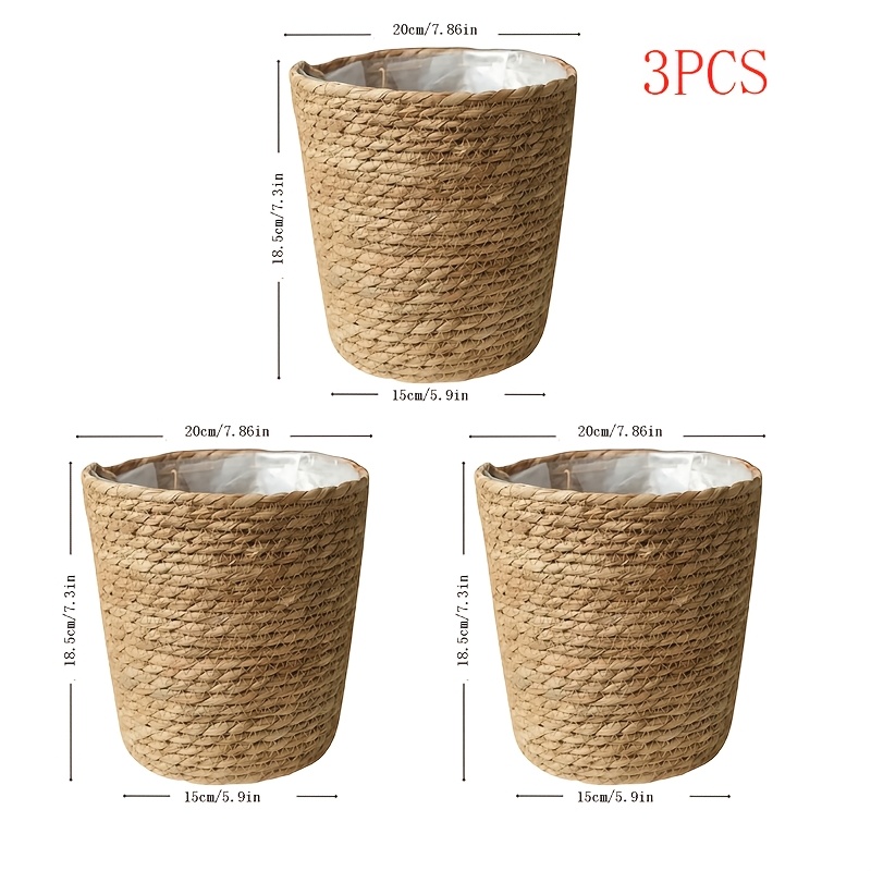 Long Cylindrical Flower Pot, With Inner Pot And Flower Pot Stand, Indoor Plant Decoration, Courtyard Matching Gardening Gift Home Decor