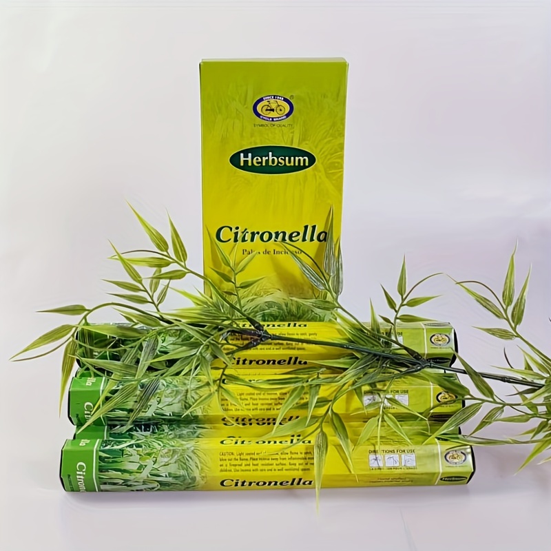 

Citronella Incense Sticks: Scent For Yoga, Meditation, And Home Office Decor - Suitable For Valentine's Day, New Year, And Mid-autumn Festival