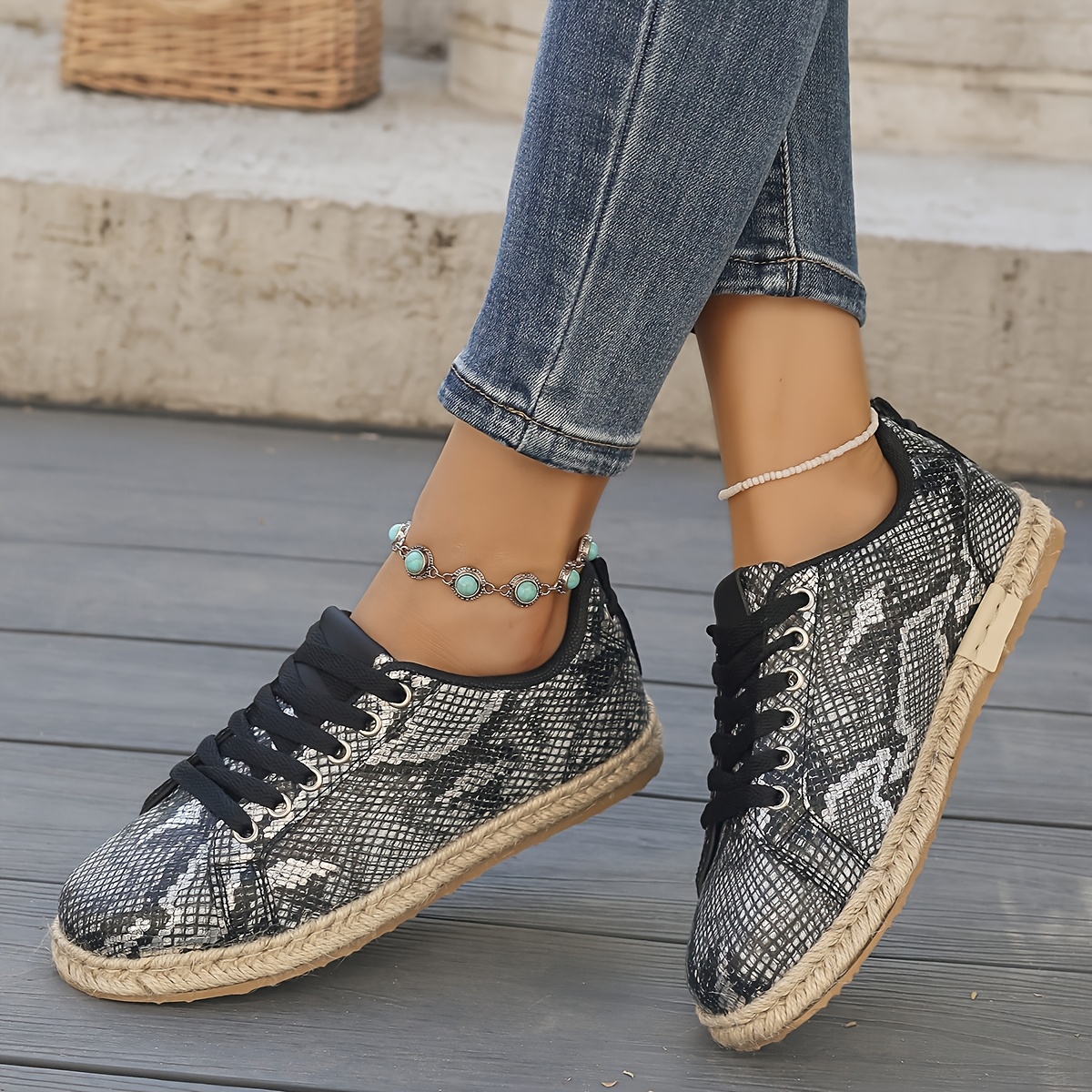 Elegante Sneaker Sneaker Damen Schwarz WeiÃƒÂŸe Sohle Sportlich