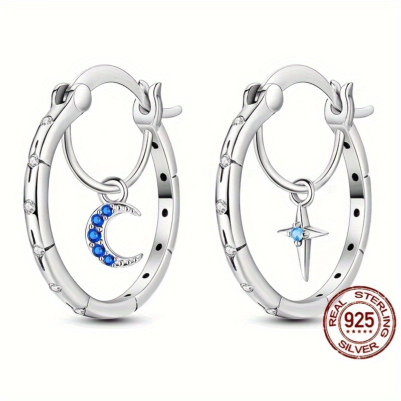 

925 Inner Asymmetrical Design Modern Beauty & Elegance Women's Jewelry High Quality Studs New Sexy Holiday Gifts