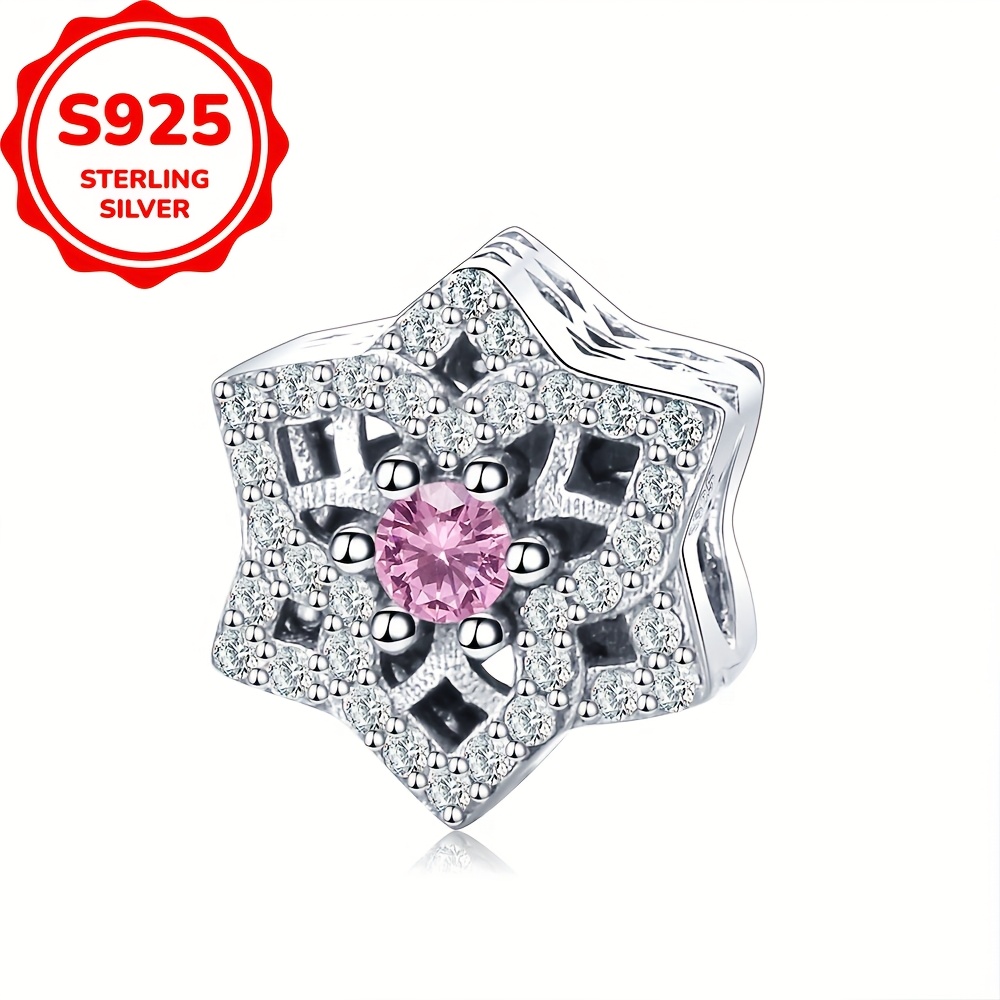 Women's 925 Sterling Silver Bohemian Hexagonal Star Pendant
