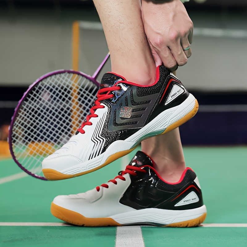 

Baskets Décontractées pour Hommes, Chaussures de Tennis, Entraînement Professionnel, Chaussures de Badminton Antidérapantes et Résistantes à l'