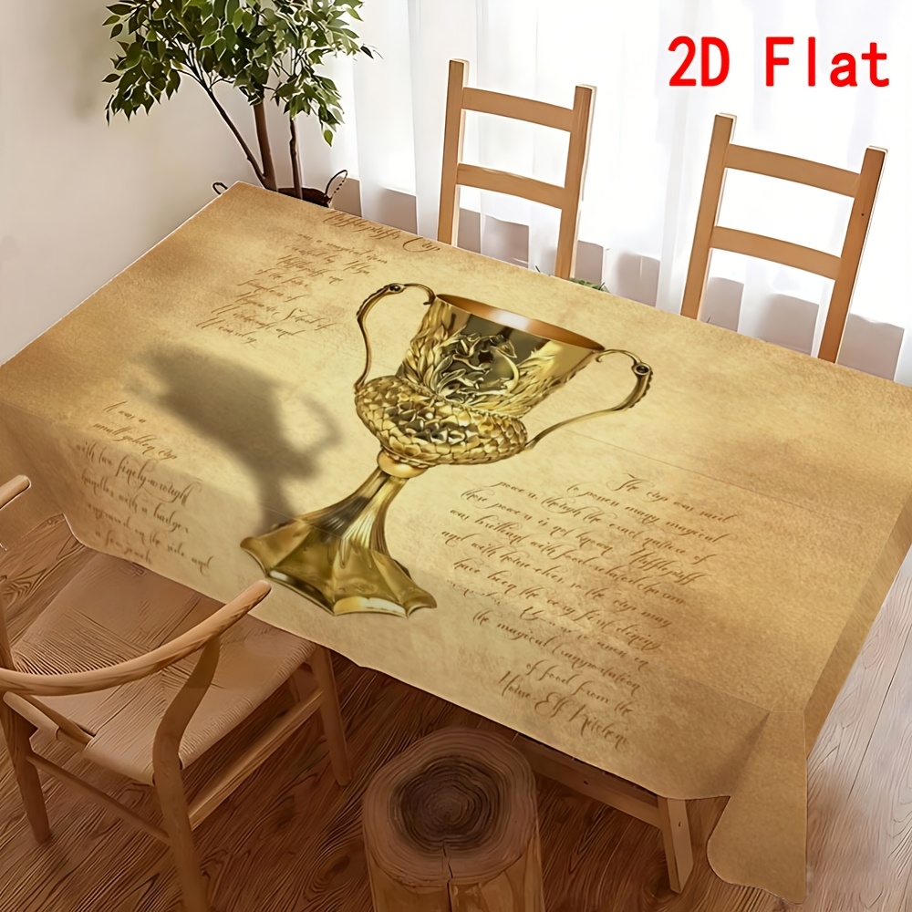 item picture 2d flat     1pc tablecloth   themed exquisite pattern tabletop decoration tablecloth square tablecloth reusable kitchen accessory suitable for   hotel holiday decorations mothers day birthday gift