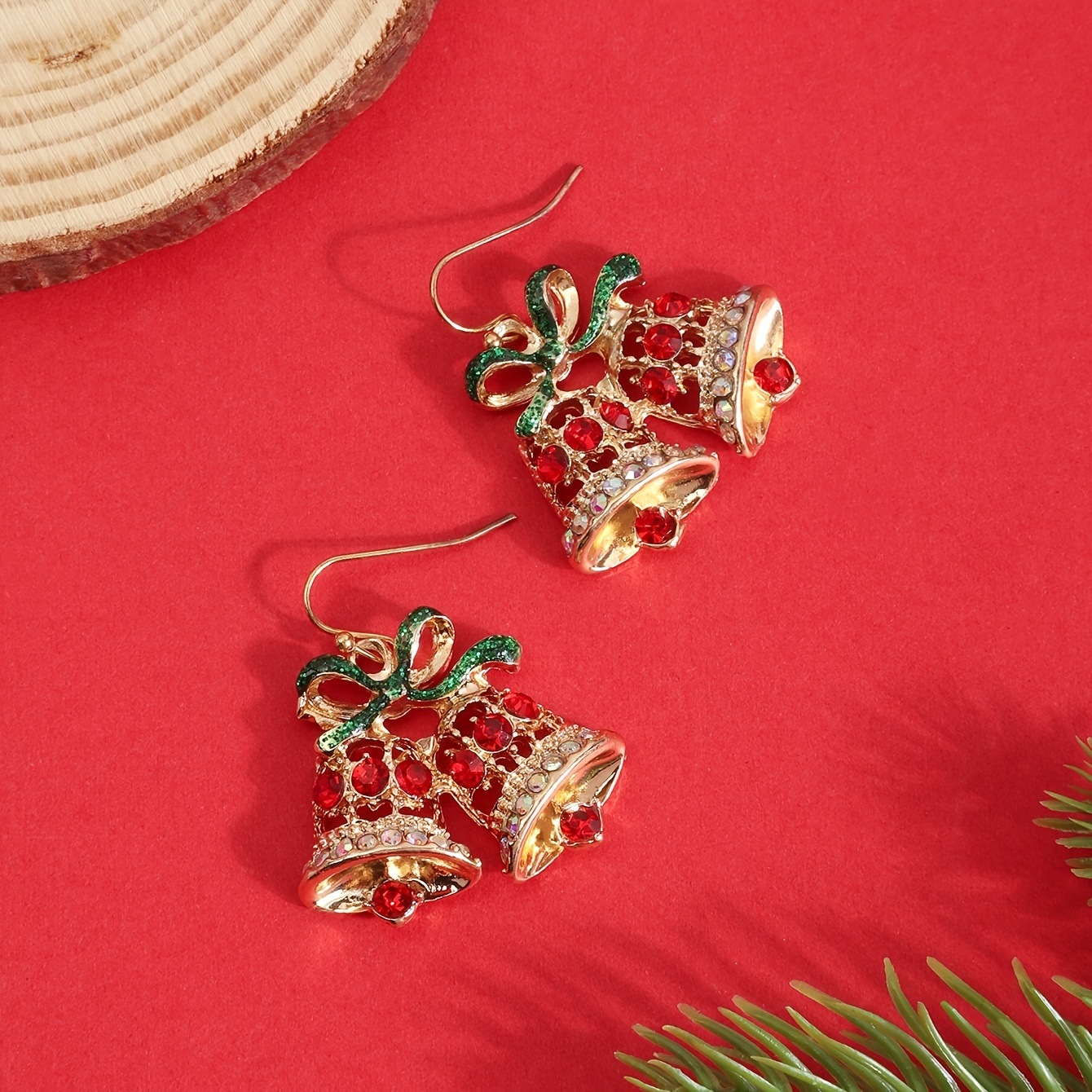 Women's Simple Christmas Bell Earrings