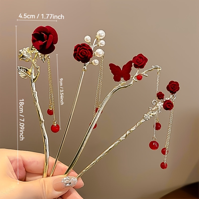 7pcs   series hairpins exquisite and fashionable elegant hair accessories suitable for daily life parties beautiful festivals gifts etc Product details 1