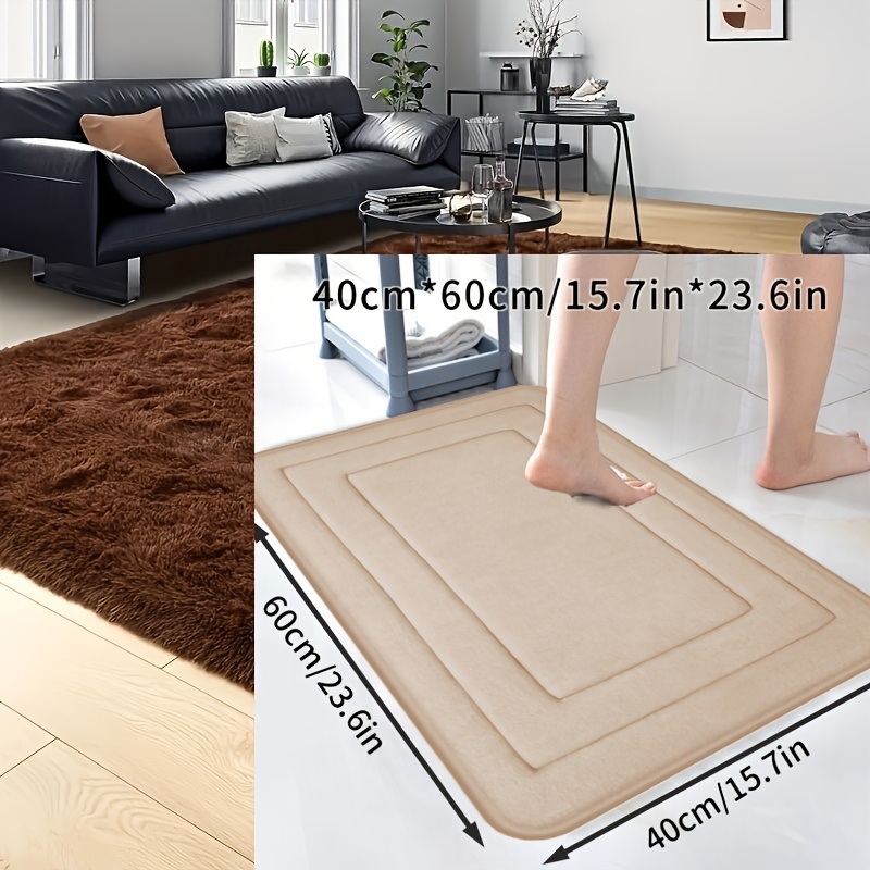 TEMU 1 pezzo Tappetino per Bagno, Tappetino per del Bagno in Memory Foam Addensato, per Bagno, Camera da Letto, Decorazione Bagno, Decorazione Camera