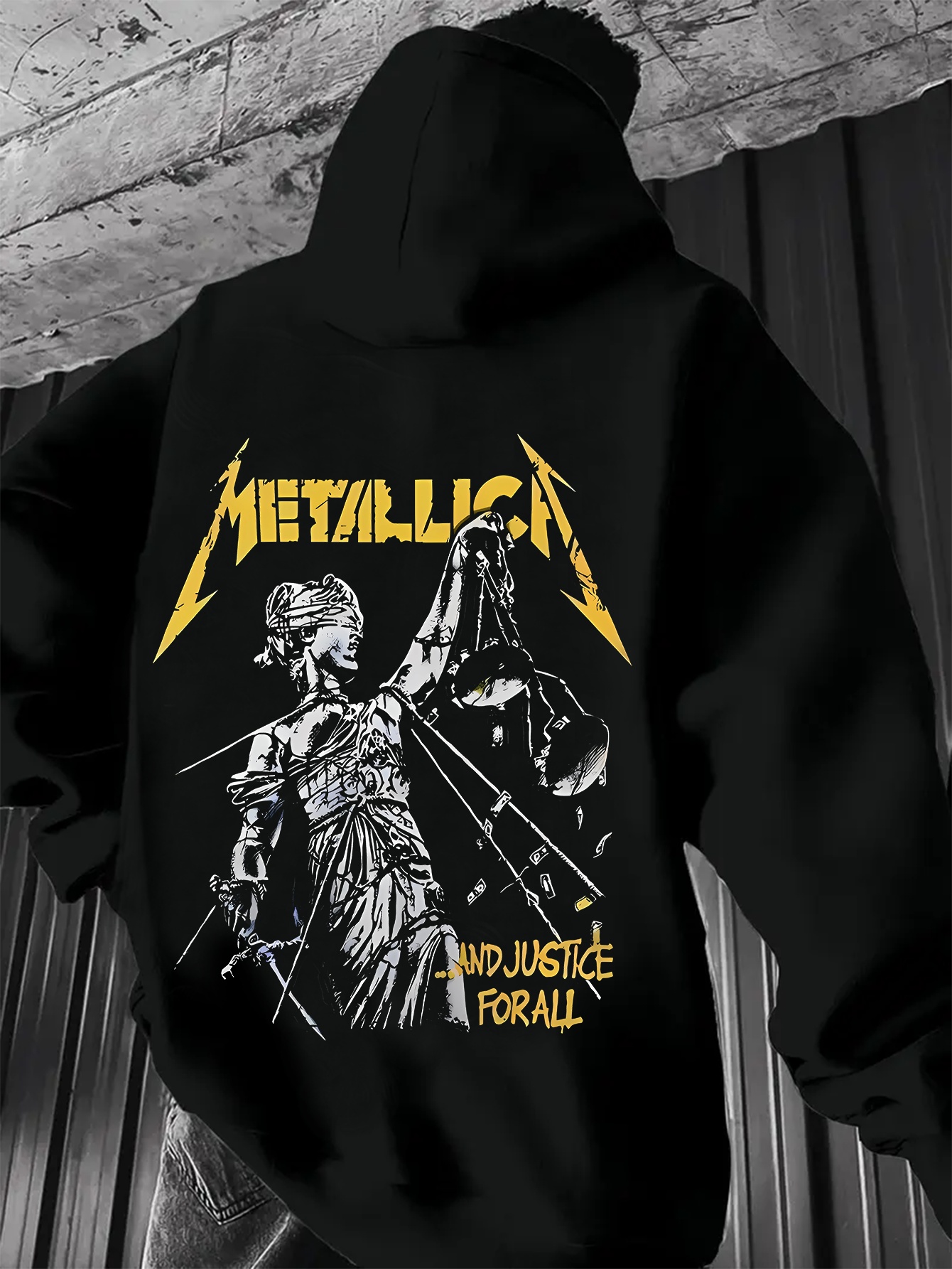 mens heavyweight 250gsm hooded sweatshirt 100 polyester metallic graphic print with statue lightning bolts red casual pullover for autumn winter machine washable